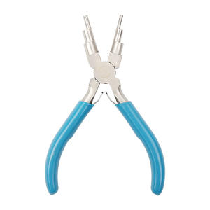 Alicates de joyería en forma de U de Xinrui Hardware, aleación de hierro-níquel para manualidades, mango azul y amarillo - Product Image 2