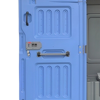Conteneur de toilettes mobile en HDPE portable, léger, facile à installer, cabine sanitaire pour la construction, les événements et la location