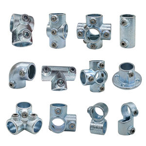 Фитинги для труб из ковкого железа, зажим для ключей, тройник, горячее оцинкованное соединение труб - Product Image 5