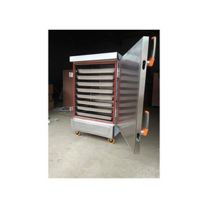 Basse consommation alimentaire riz vapeur gaz cuisson à la vapeur armoire 12 plateau - Product Image 1