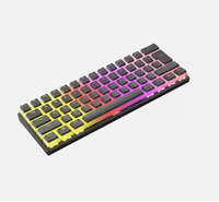 Cherry Brand Clavier de jeu mécanique filaire 61 touches Gamer rétroéclairé 60% RVB avec option sans fil
