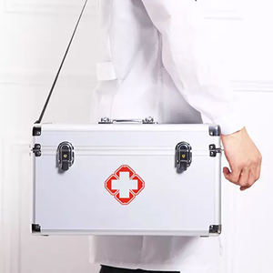 Botiquín de Emergencia Médico de Aluminio, Caja de Primeros Auxilios Portátil para el Hogar, Oficina, Viajes y Actividades al Aire Libre - Product Image 3