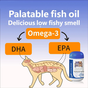 Capsule Morbide di Olio di Pesce <span class=keywords><strong>per</strong></span> Animali Domestici, Integratore Nutrizionale <span class=keywords><strong>per</strong></span> Cani e <span class=keywords><strong>Gatti</strong></span>, Migliora la Salute del Pelo, Mantiene la Salute Cardiovascolare - Product Image 3