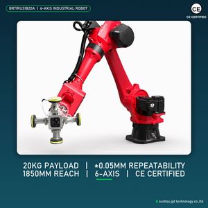 Bras robotisé industriel 6 axes BRTIRUS1820A, électromécanique, charge utile de 20 kg, robot d'assemblage de 1850 mm, remplace 2 travailleurs, fonctionnement 24h/24 - Product Image 1