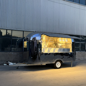 รถพ่วงอาหารสแตนเลสสตีลพรีเมี่ยมพร้อมคุณสมบัติปรับแต่งได้อย่างสมบูรณ์เหมาะสำหรับการดำเนินงานบริการอาหารกลางแจ้ง - Product Image 5