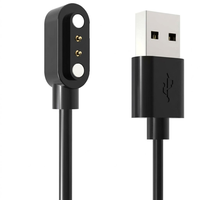 Cable de Carga Magnético Personalizado de Fábrica para Reloj Inteligente, 2 Pines, 4 Pines, USB 2.0, Cable Cargador con Conector Pogo Pin