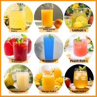 Mélange de boisson vitaminée aromatisé aux fruits, saveur orange douce, poudre de boisson solide, usage commercial, boisson glacée instantanée, 1 kg, Shidi 365-Day