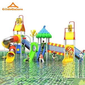 Aqua Adventure Slide Playground Equipment Water Splash Outdoor Play Set Tube Sliding For Swimming Pool Resort Park