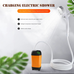 Wholesale Outdoor <b>Camping</b> <b>Shower</b> IPX7 Waterproof with Digital Display <b>Portable</b> Pump for Hiking Travel Beach Pet Watering - Product Image 4