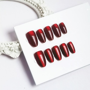 <span class=keywords><strong>Uñas</strong></span> Postizas Hechas a Mano de Alta Calidad al por Mayor, 10 Piezas, Puntas Cortas/Largas Personalizadas, Cuadradas, Almendradas, Stiletto - Product Image 6