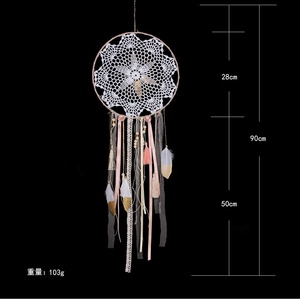 28cm y 20cm y 15cm hecho a mano hermoso de la venta caliente sueño catcher grandes colgando de la pared de plumas - Product Image 6