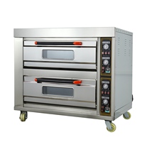 Four à pâtisserie électrique commercial ASTAR 2 étages 4 plateaux - Double étage pour gâteaux, pain, pizza - Prix compétitif, équipement de boulangerie