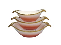 Bol en porcelaine de style moderne personnalisé en usine, bol à mélanger en céramique blanc, bol à salade en céramique pour hôtel et restaurant