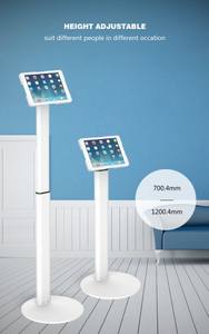 Soporte Universal Patentado de Metal para Tablet, para <span class=keywords><strong>iPad</strong></span> de 7-10.5 Pulgadas, Altura Ajustable de 70-120 cm, Rotación de 180°, Giro de 360°, Carga de hasta 9 kg - Product Image 4