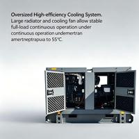 Groupe électrogène diesel triphasé silencieux 25KW 75KW 130KW 50Hz 400V DSE6120 ATS avec coffret insonorisé pour utilisation en veille en bâtiment commercial