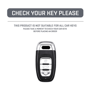 Housse de <span class=keywords><strong>clé</strong></span> de voiture en fibre de carbone ABS pour <span class=keywords><strong>Audi</strong></span> A1 <span class=keywords><strong>A3</strong></span> <span class=keywords><strong>8P</strong></span> A4 B9 A5 A6 C7 8S 8W A7A8 03 05 07 4M S4 S5 56 57 S8 RS3 RS6SQ5 TTS TFSI - Product Image 2