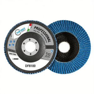 Disque à lamelles professionnel Fervi 125 mm, meule sans fer pour le métal - Product Image 1