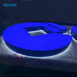 Custom banca Logo LED segno 3D di alta qualità esterno LED edificio illuminato segnaletica per identità aziendale - Product Image 5