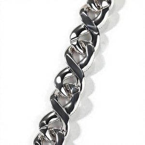 14K Gold Plated Natural Curb Chain <b>Necklace</b> 2.9mm X 15mm X 11m Link Chain Bracelet for <b>Boys</b> Streetwear Gift Jewelry - Product Image 4