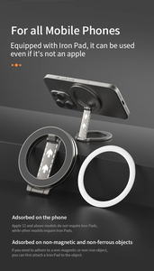 Soporte de anillo ajustable 2025, agarre magnético para teléfono, soporte de anillo para teléfono para <span class=keywords><strong>iPhone</strong></span> 16/15/14/13/<span class=keywords><strong>12</strong></span> Series, accesorios - Product Image 6