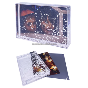 Hallowmas Citrouille Drôle Festival Halloween Cadres Photo 4x6 En Plastique Rectangle En Forme De Paillettes Chatoyantes Cadre Liquide pour Les Vacances - Product Image 6