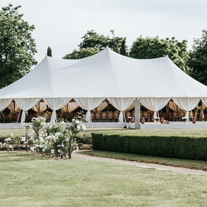 Carpa Resistente para Fiestas, Impermeable, para Bodas y Eventos, con Paredes Laterales, Gazebo para Reuniones al Aire Libre, Blanca - Product Image 4