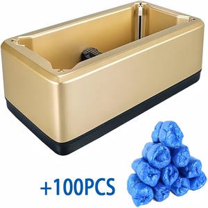 T-Schnallen-Überschuh mit 100 Stück Großhandel, Automatischer Überschuhspender für Zuhause & Büro - Product Image 1