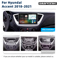 Sistema Multimedia para Coche con Radio 2K de 9 Pulgadas 7870 Android 13 para Hyundai Verna Accent 2018-2021 con Carplay, Android Auto, WIFI, BT y GPS