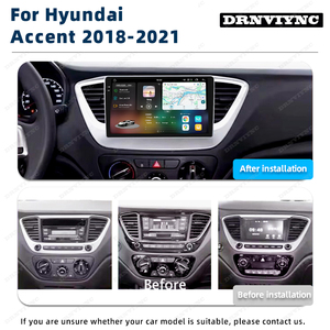 Autoradio Multimédia Système 9 Pouces 2K 7870 <span class=keywords><strong>Android</strong></span> 13 Pour Hyundai Verna <span class=keywords><strong>Accent</strong></span> 2018-2021 Avec Carplay <span class=keywords><strong>Android</strong></span> Auto WIFI BT GPS - Product Image 3