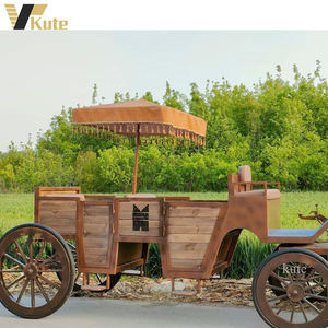 Calèche de mariage électrique, calèche touristique, calèche à chevaux européenne - Product Image 1