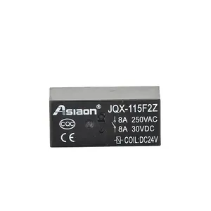 Jqx-115f ASIAON AMERICAN Certification JQX-115F 1Z 1H 1D 2Z 2H 2D 8A 16A 250VAC/30VDC 5V6V12V24V48V60V110V 4PIN5PIN6PIN8PIN PCB Relay