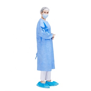 Camice Chirurgico Monouso Unisex in Tessuto Non Tessuto SMS per Isolamento Medico - Product Image 4