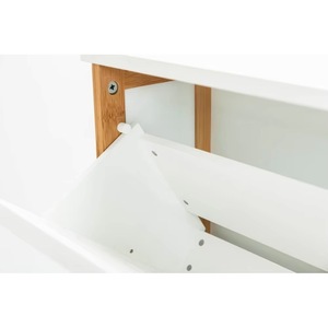 Modern, <b>space</b>-<b>saving</b>, durable home furniture <b>storage</b> <b>shoe</b> organizer shelf, bamboo <b>shoe</b> rack, living room flip cabinet. - Product Image 5