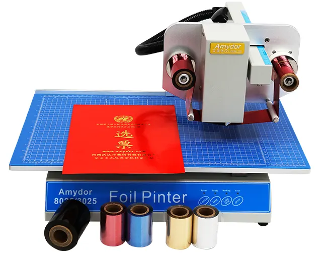 Автоматическая машина для печати на обложке книги, Золотая фольга, настольная машина для горячей штамповки фольги для переплета книг