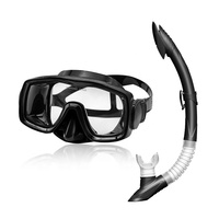 Ensemble de tuba sec, lunettes de plongée et tuba Anti-buée, équipement professionnel de masque de natation pour adultes