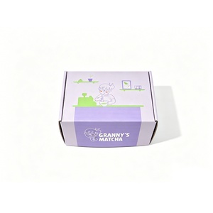 Grandma's Matcha Packaging <b>Box</b> Matcha Powder Aircraft <b>Box</b> with Customized <b>Box</b> Packaging Design Corrugated Mailing Boxv - Product Image 2