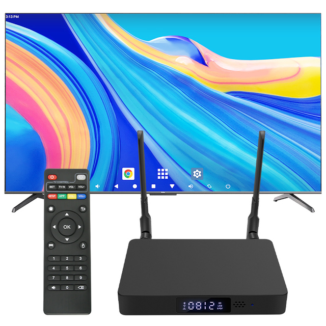 Rockchip RK3588 Android 13 Debian 12 Octa Core 8GB RAM 128GB Storage 8K Smart TV Set Top Box WiFi 6 BT5.2 Ethernet 1000Mbps