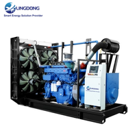 Groupe électrogène biogaz silencieux 350 kW, refroidi par eau, 430 kVA, générateur Stamford AVR Yuchai YC6TD550N-D31 pour fumier agricole