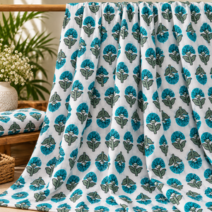 Tissu en coton décoratif pour rideaux, ameublement, confection de vêtements, couture et utilisation textile domestique - Product Image 1