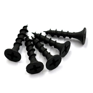 Tornillo autorroscante para paneles de yeso de acero al carbono fosfatado negro, cabeza Phillips, rosca fina/gruesa, métrica/pulgada - Product Image 4