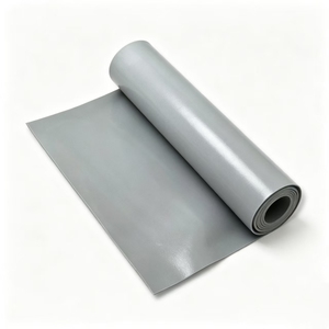 Feuille de caoutchouc silicone gris ignifuge, haute <span class=keywords><strong>élasticité</strong></span>, absorption <span class=keywords><strong>des</strong></span> chocs, <span class=keywords><strong>d</strong></span>écoupe sur mesure - Product Image 1