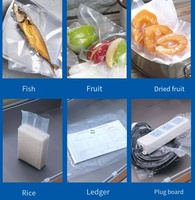 Machine de scellage sous vide continue semi-automatique pour viande légumes poisson sacs en plastique-pour gobelets boîtes emballage