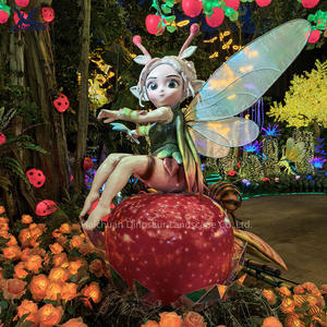 Fada Animatronic surpreendente da estátua das flores para o parque fantasia - Product Image 1