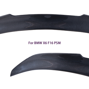 For F16 PSM Style Real Carbon Fiber Material <b>Rear</b> <b>Spoiler</b> Trunk Wing 2014-2019 - Product Image 3