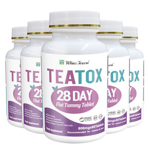 Teatox Tablet 28 Günlük Düz Göbek Tableti OEM Detoks Bitkileri Fit Tablet Özel Doğal İnceltici Haplar Büyük Göbek İçin - Product Image 3