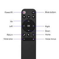 Remote Control Cerdas BLE MT4 untuk TV, STB, Proyektor, Gamepad, Android Smart TV Box, PC, dengan Fungsi Pembelajaran IR