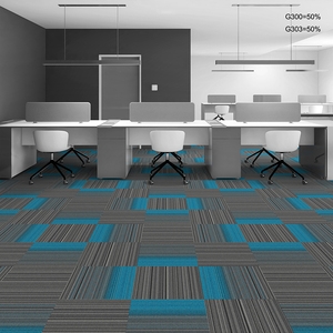 Xunyao khách sạn sang trọng Thảm PP hoặc Nylon Jacquard văn phòng thương mại gạch Thảm PVC sàn vuông Thảm 50*50 25*100 33*100 - Product Image 6