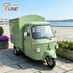 Camión de Comida Móvil Eléctrico Estilo Tuk Tuk, Remolque de Catering de Tres Ruedas con Cocina Totalmente Equipada para Venta Ambulante - Product Image 2