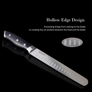 <span class=keywords><strong>Cuchillo</strong></span> <span class=keywords><strong>profesional</strong></span> de cocina de acero inoxidable 5Cr15MoV, 9 pulgadas, para tallar carne, jamón, con mango G10 - Product Image 3