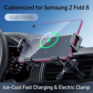 Nuevo <span class=keywords><strong>Cargador</strong></span> <span class=keywords><strong>Inalámbrico</strong></span> para Auto de 25W 360 °   Soporte Giratorio para Teléfono con Carga Rápida para iPhone 18 Ultra y <span class=keywords><strong>Samsung</strong></span> Z Fold 8 <span class=keywords><strong>Duo</strong></span> - Product Image 4